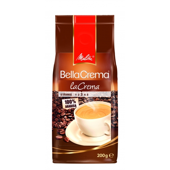 Melitta Кофе BellaCrema Café LaCrema жареный в зернах 200 гр